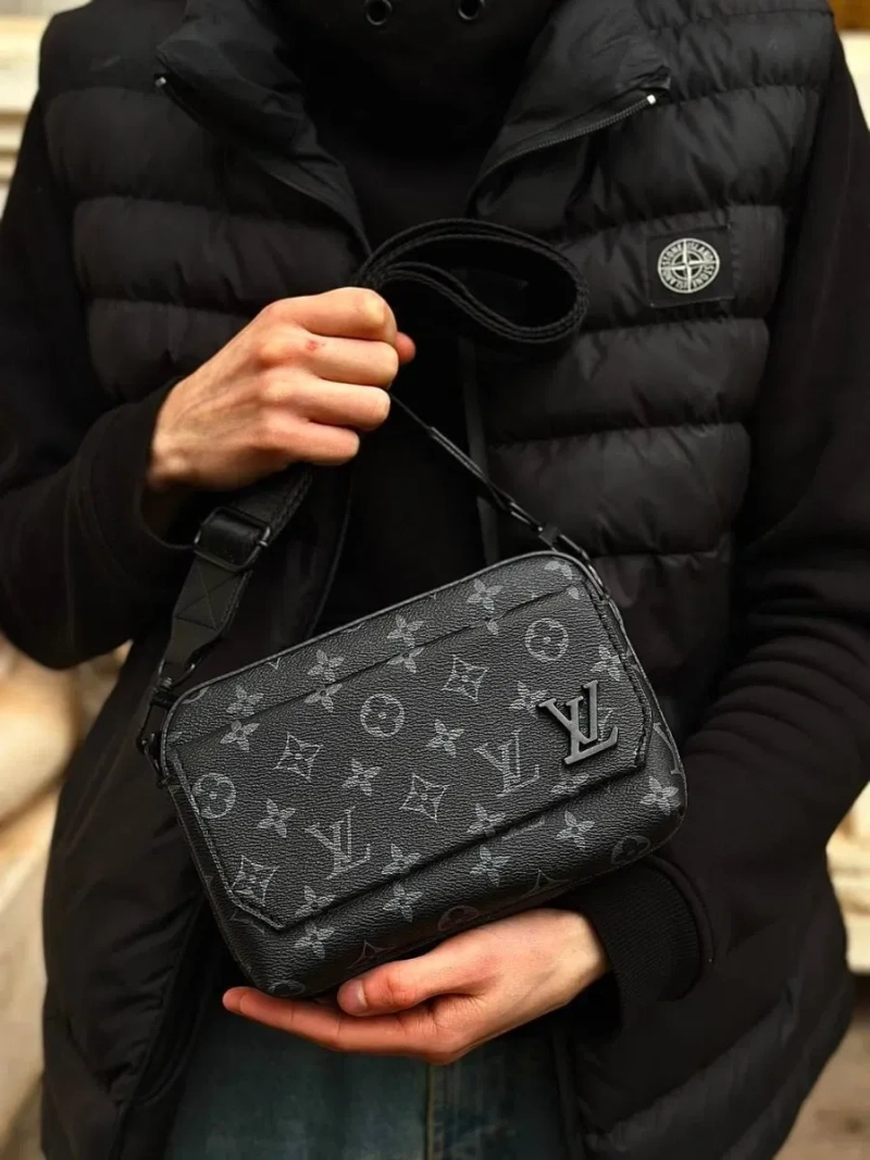 ‼️БЕЗ ПРЕДОПЛАТ‼️Мужская сумка через плечо Луи витон Louis Vuitton | сумка Луи витон | мужская сумка LV | мужская сумка Louis Vuitton | сумка — фото 5