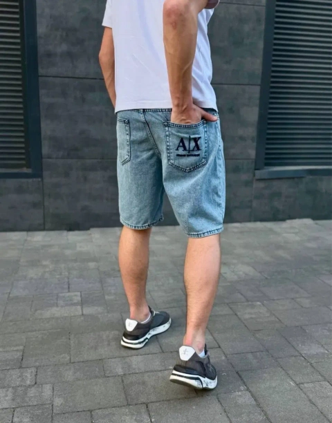 ‼️БЕЗ ПРЕДОПЛАТ‼️Мужские джинсовые шорты армани ARMANI