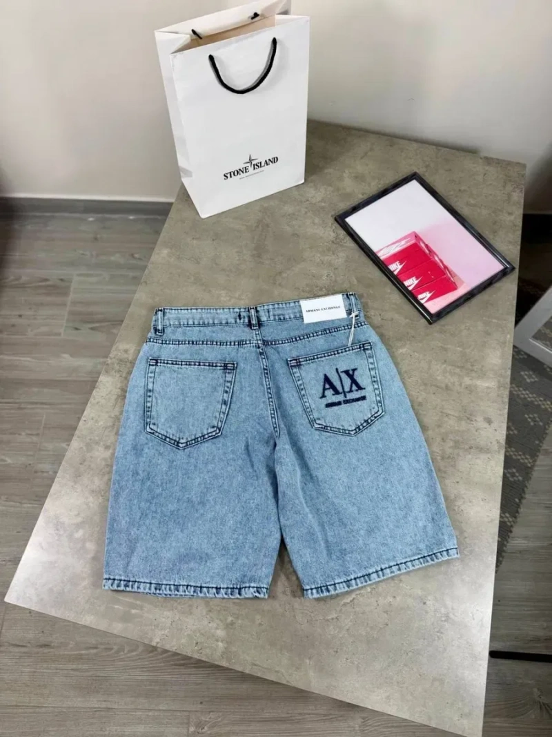 ‼️БЕЗ ПРЕДОПЛАТ‼️Мужские джинсовые шорты армани ARMANI — фото 2