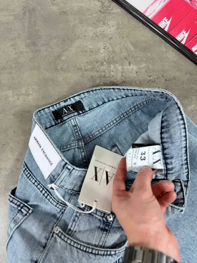 ‼️БЕЗ ПРЕДОПЛАТ‼️Мужские джинсовые шорты армани ARMANI — фото 5