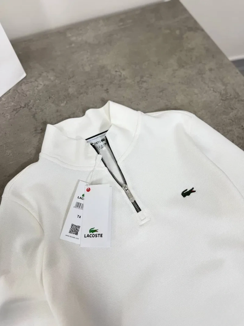 ‼️БЕЗ ПРЕДОПЛАТ‼️Мужской свитшот полу замок лакоста Lacoste | кофта лакоста | полу зип Lacoste | кофта лакоста | мужская зипка Lacoste |Lacoste | — фото 4