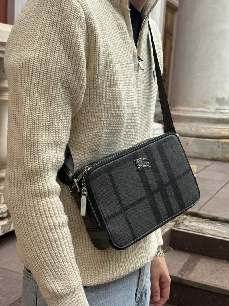 Без Предоплат ‼️ Сумка від бренду BURBERRY  | Чорний Колір — фото 6