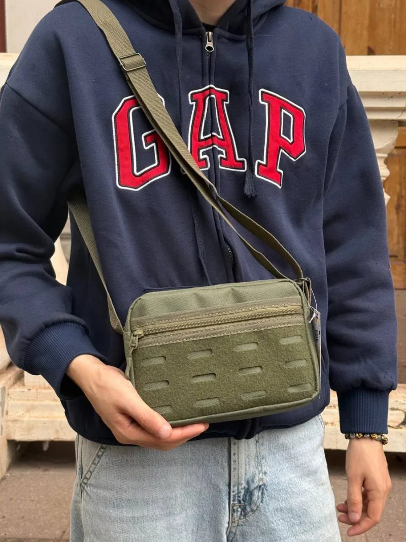 Без Предоплат‼️ Тактична барсетка Tactical Mini Три кольори : Чорний, пісочний, хакі — фото 4