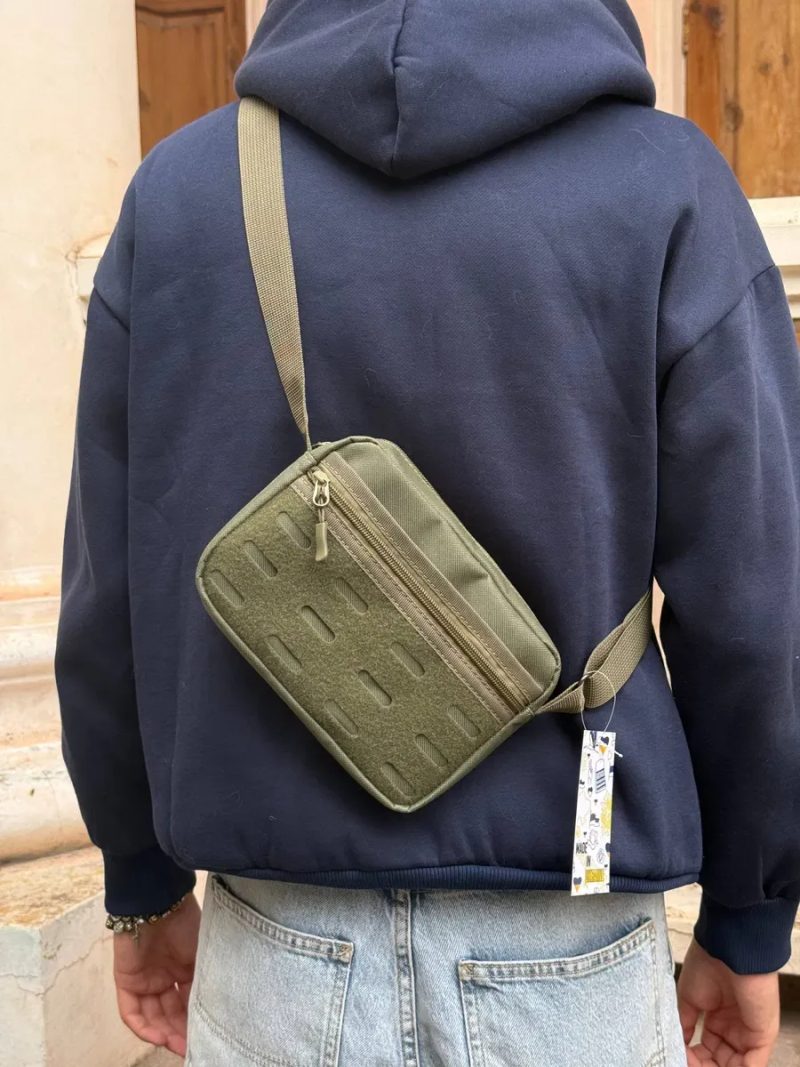 Без Предоплат‼️ Тактична барсетка Tactical Mini Три кольори : Чорний, пісочний, хакі — фото 8