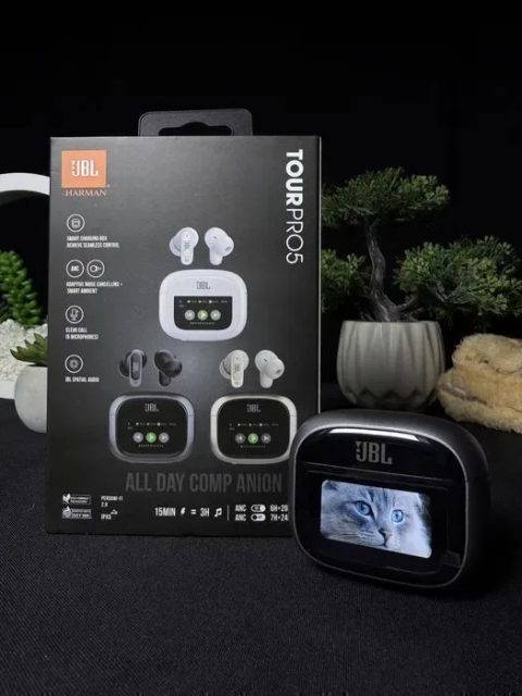 Бездротові навушники JBL Tour Pro 5 ( 2026 року виробництва) з ANC ( з шумодавом ) + ENC