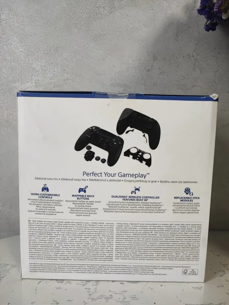 Бездротовий геймпад Sony PlayStation 5 DualSense Edge (Black) — фото 2