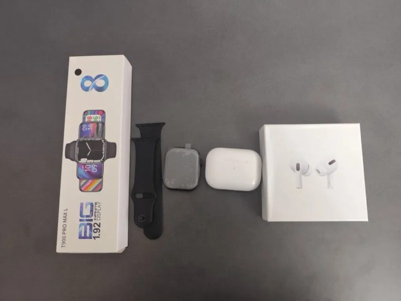 безпроводні наушники Airpods Pro +Smart watch в подарунок — фото 7