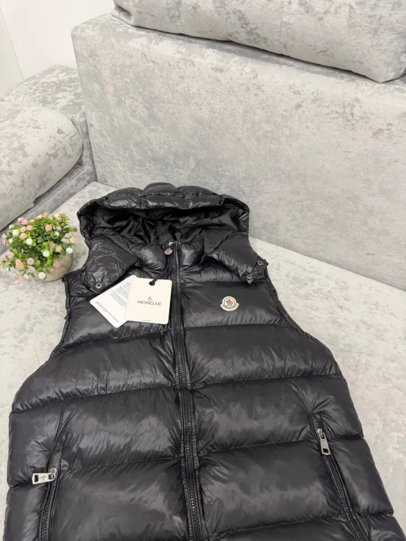 Безрукавка/Жилетка Moncler Maya чорна S, M, L, XL, XXL | Бірки | Преміальна якість | Стильна модель | ДЕШЕВО | ОРИГІНАЛ — фото 5