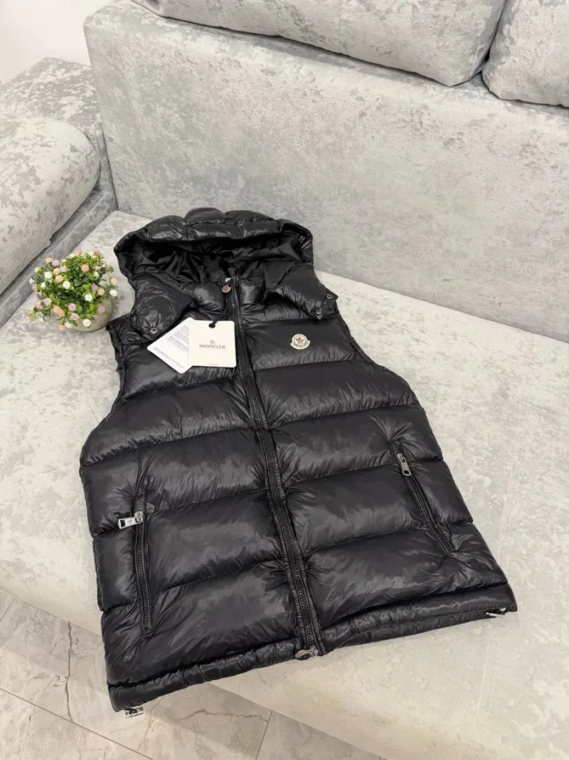 Безрукавка/Жилетка Moncler Maya чорна S, M, L, XL, XXL | Бірки | Преміальна якість | Стильна модель | ДЕШЕВО | ОРИГІНАЛ — фото 6