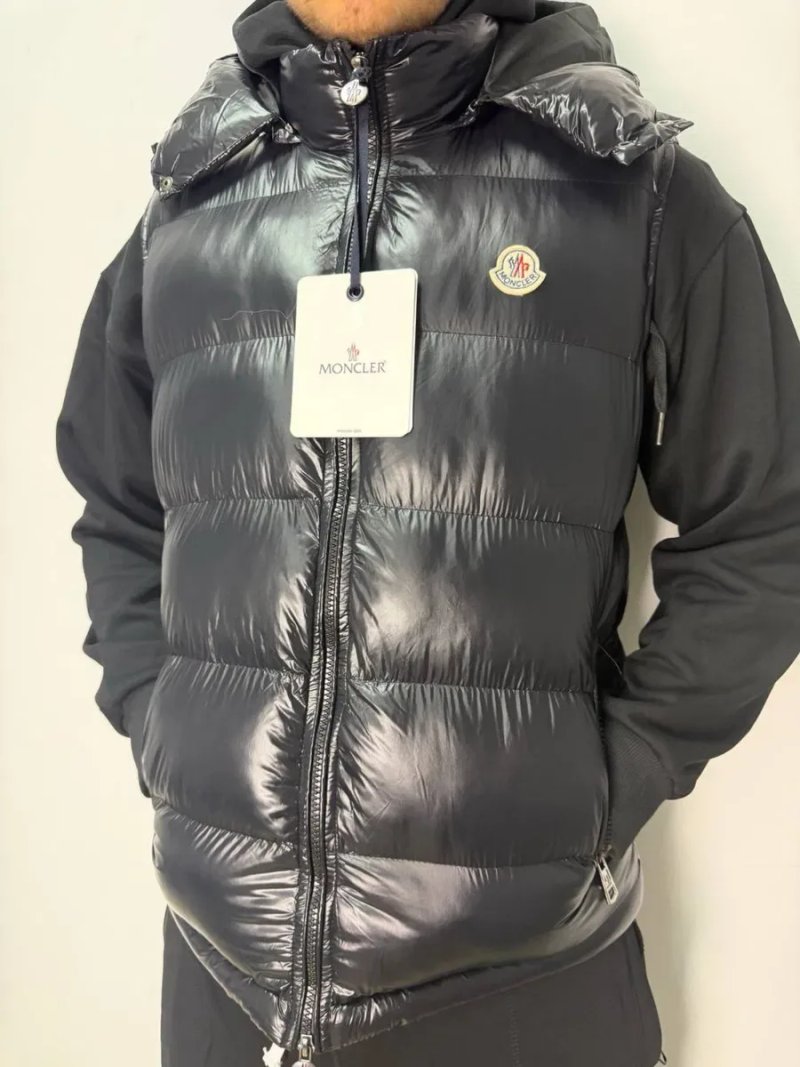 Безрукавка/Жилетка Moncler Maya чорна S, M, L, XL, XXL | Бірки | Преміальна якість | Стильна модель | ДЕШЕВО | ОРИГІНАЛ — фото 8