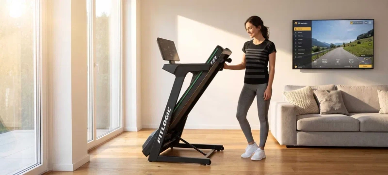 Бігова доріжка Беговая дорожка Fitlogic T771. Безкоштовна доставка! — фото 7