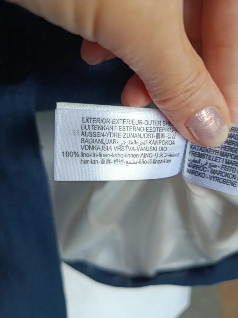 Блейзер 100%лен  приталений у ялинку Zara новий в упаковці з бірками — фото 8