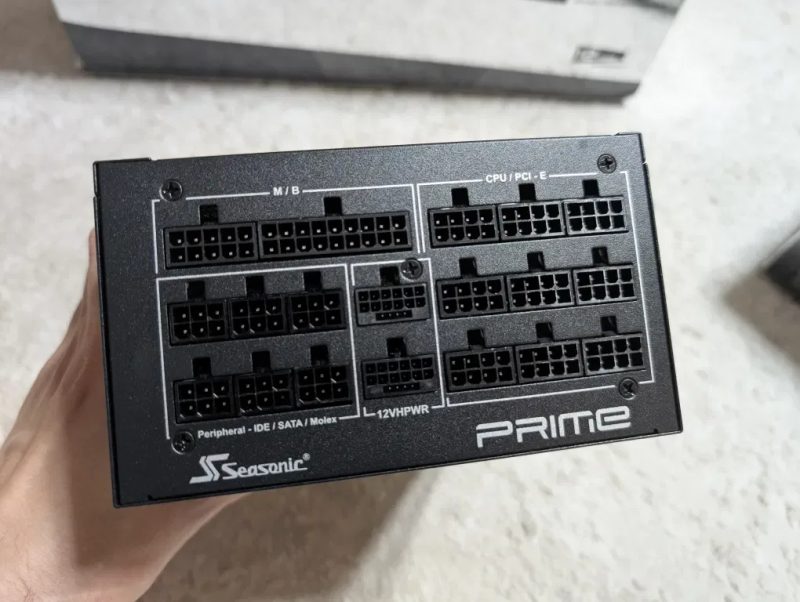 Блок живлення для ПК Seasonic Prime TX-1600 80 plus titanium 1600W atx 3.0 pcie 5.0 — фото 4