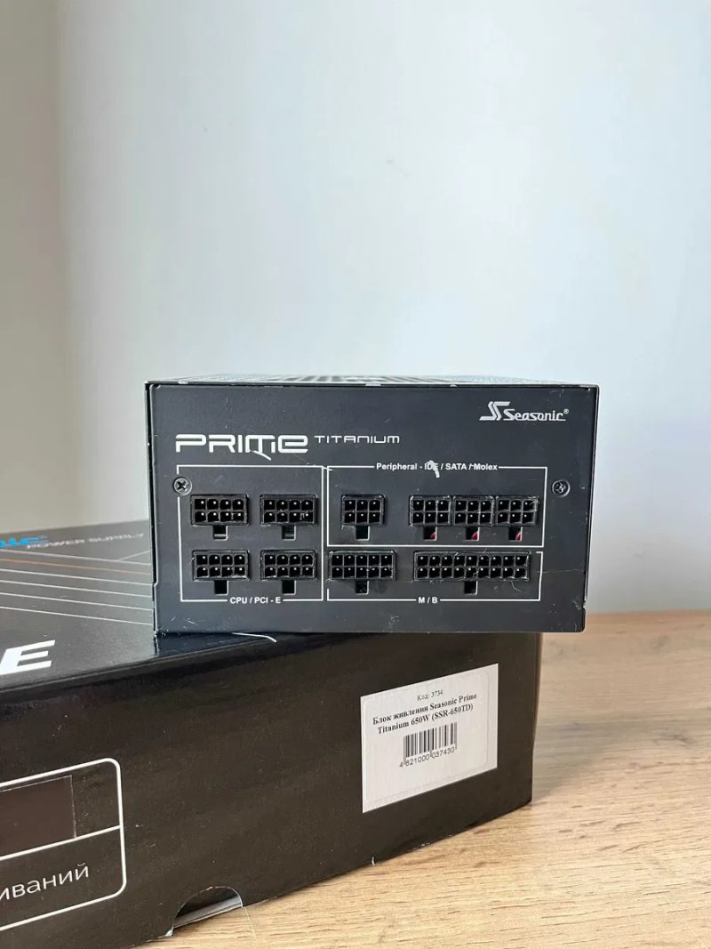Блок живлення Seasonic Prime Titanium 650W (SSR-650TD) - 3734 — фото 3