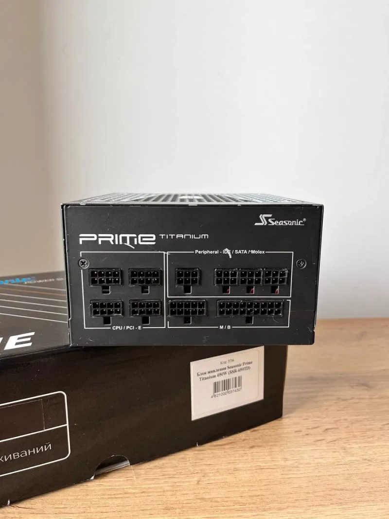 Блок живлення Seasonic Prime Titanium 650W (SSR-650TD) - 3734 — фото 4