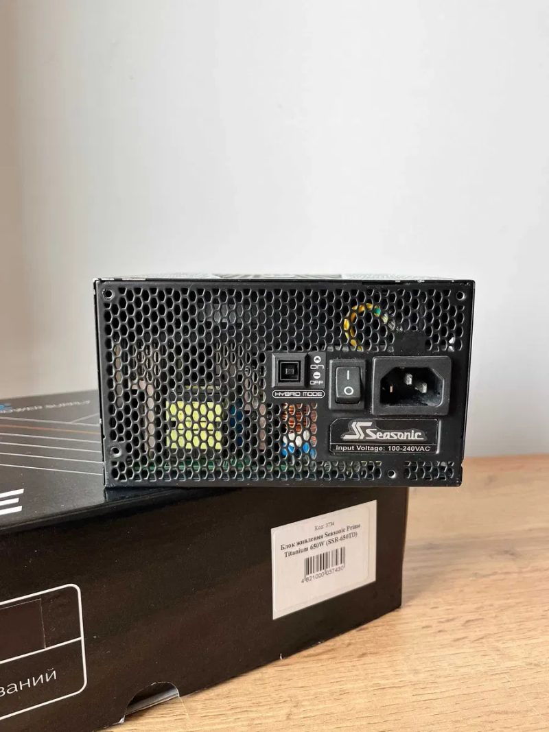 Блок живлення Seasonic Prime Titanium 650W (SSR-650TD) - 3734 — фото 8
