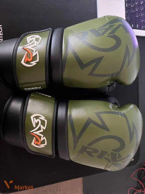 Боксерські рукавички RIVAL RB80 Impulse Khaki Green + бинти