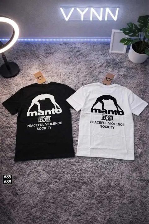 Большой Принт MANTO Society • Новая Футболка МАНТО Социенти • XS S M L XL XXL