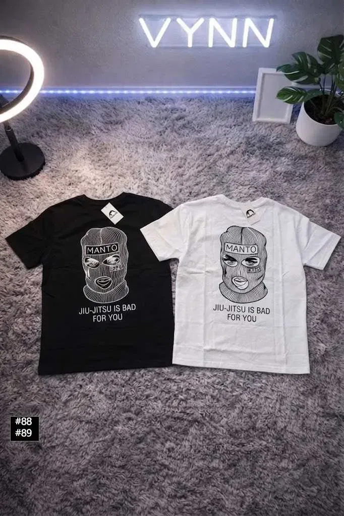 Большой Принт MANTO Society • Новая Футболка МАНТО Социенти • XS S M L XL XXL — фото 3
