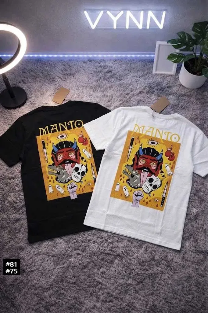 Большой Принт MANTO Society • Новая Футболка МАНТО Социенти • XS S M L XL XXL — фото 4