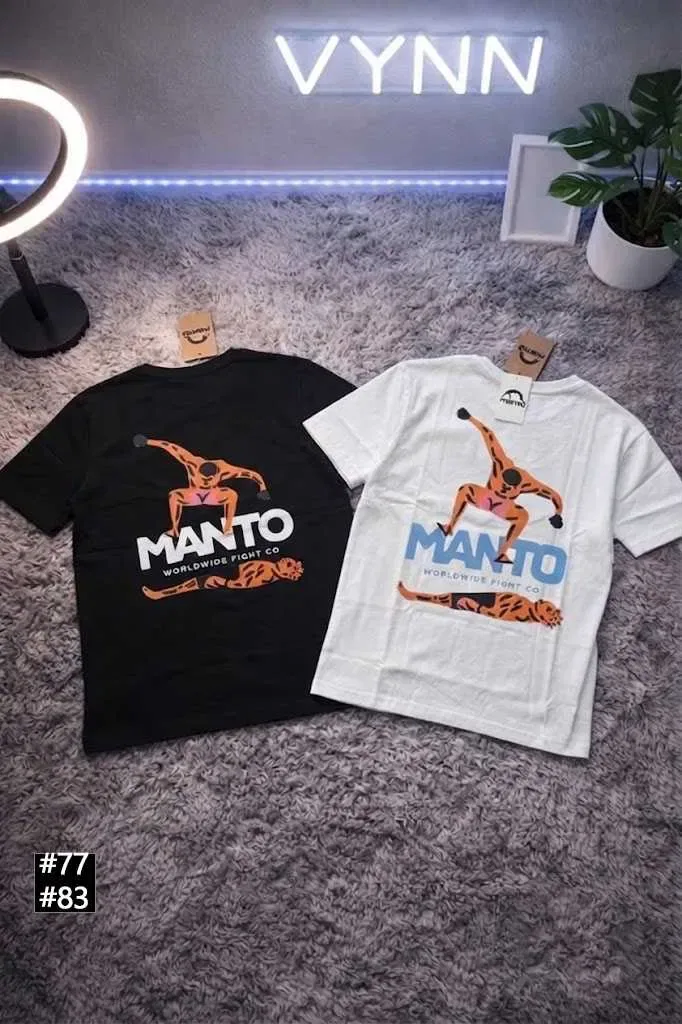 Большой Принт MANTO Society • Новая Футболка МАНТО Социенти • XS S M L XL XXL — фото 5