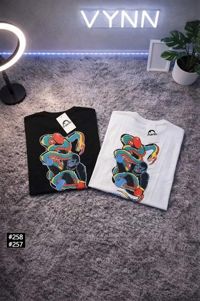 Большой Принт MANTO Society • Новая Футболка МАНТО Социенти • XS S M L XL XXL — фото 7