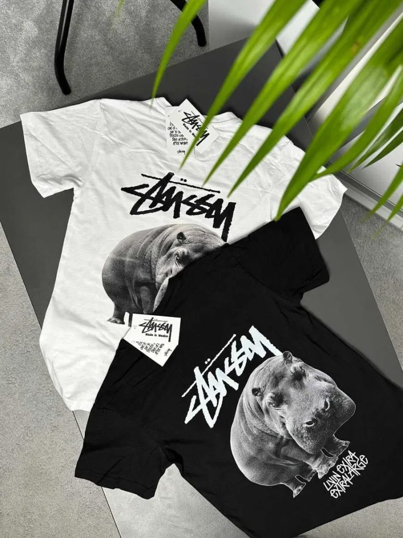 Большой Принт Stussy Fuzzy Dice • Новая Футболка Стусси Фуззи Дайс • XS S M L XL XXL — фото 6