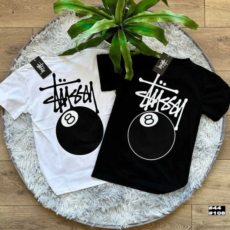 Большой Принт Stussy Fuzzy Dice • Новая Футболка Стусси • XS S M L XL XXL — фото 3