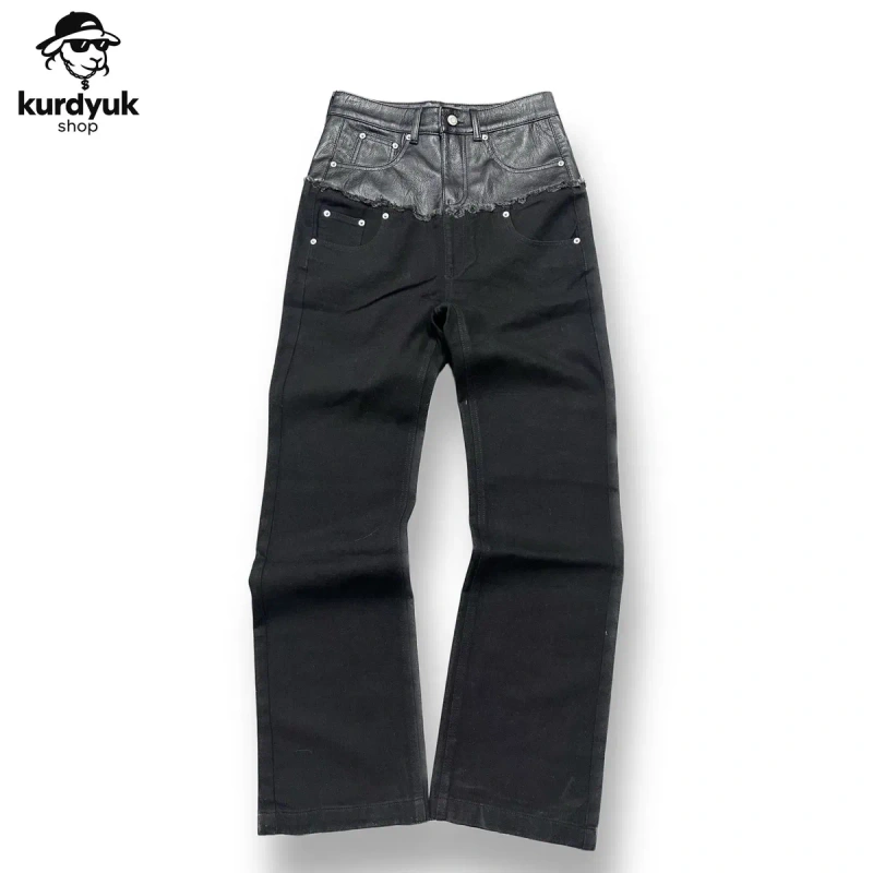 Bootcut джинсы Клеш balenciaga type distressed flared буткат jeans opium archive ,vintage jeans y2k,henley ,street