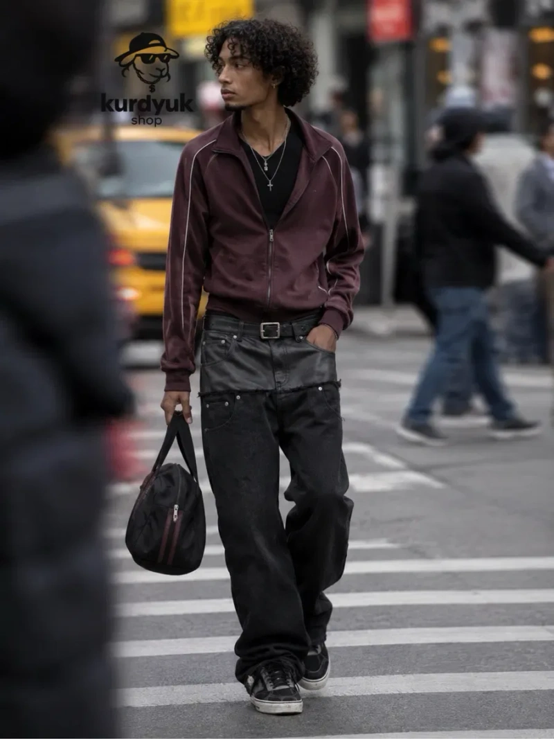 Bootcut джинсы Клеш balenciaga type distressed flared буткат jeans opium archive ,vintage jeans y2k,henley ,street — фото 4