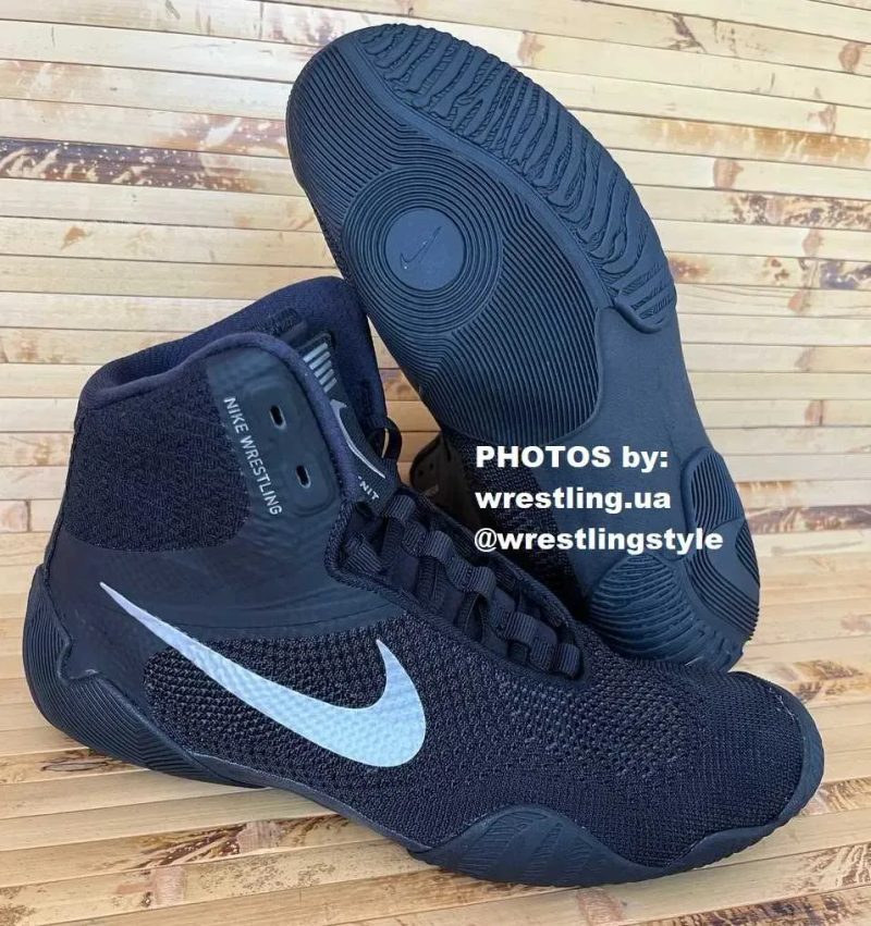 Борцівки, борцовки Nike TAWA чорні, оригінал, нові, в Україні — фото 4