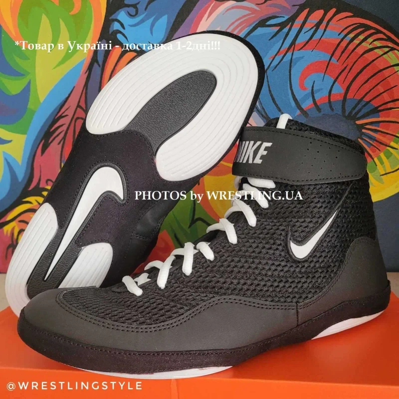 БОРЦОВКИ Nike Inflict 3, взуття для боротьби, боксерки найк оригінал — фото 5