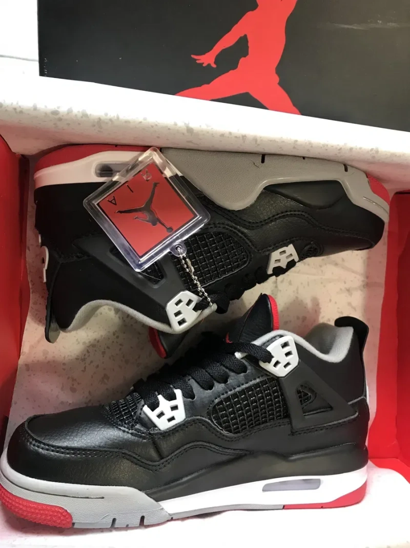 Ботинки Air Jordan 4 Bred Reimagined 36-46 — фото 2