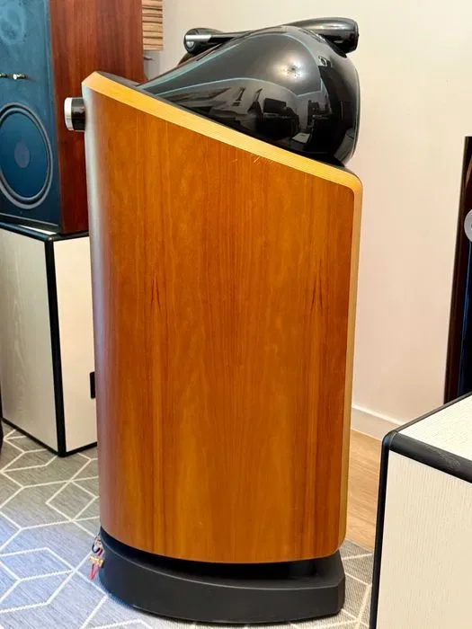 Bowers & Wilkins 802D — та самая, с которой началась эпоха Diamond ℹ️ фирменный жёлтый кевларовый среднечастотник | Cherrywood, идеал, коробки — фото 6
