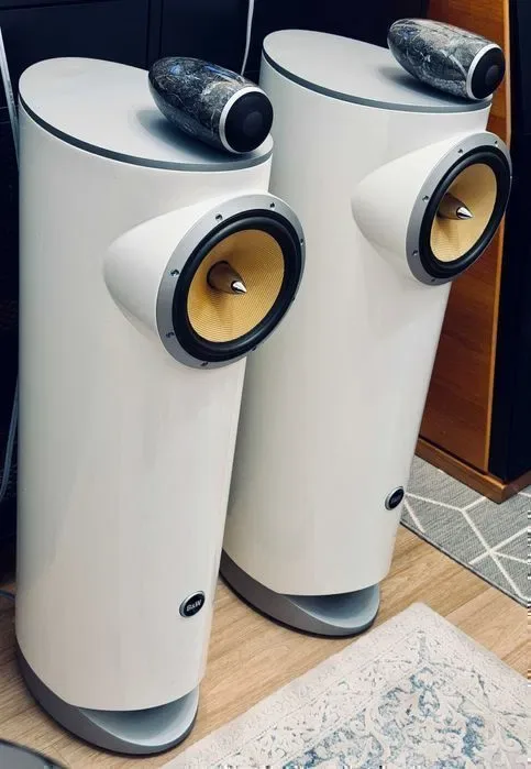 Bowers & Wilkins Signature Diamond 40th — лимитка 1000 пар на весь мир ℹ️ алмазный твитер, мрамор Grigio Carnico, дизайн Kenneth Grange | Англия — фото 7