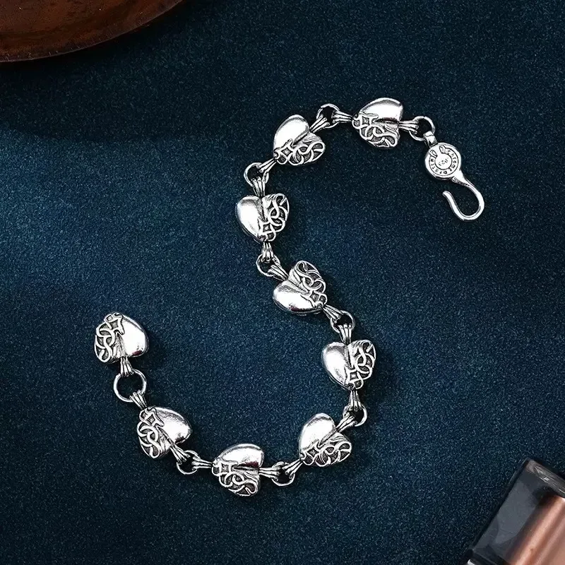 Браслет Chrome Hearts | Срібний браслет на руку Хром Хартс, 22 см — фото 2