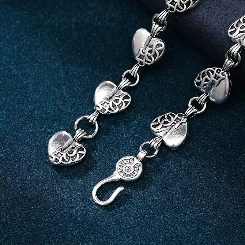 Браслет Chrome Hearts | Срібний браслет на руку Хром Хартс, 22 см — фото 3