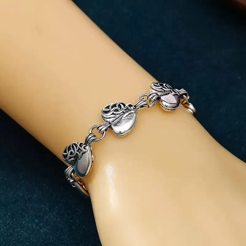 Браслет Chrome Hearts | Срібний браслет на руку Хром Хартс, 22 см — фото 4