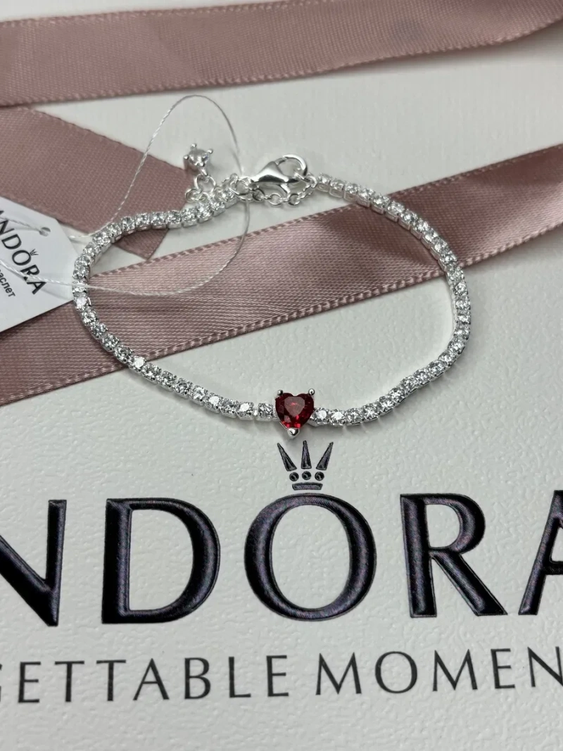 Браслет Пандора Pandora Червоне серце, Біле серце, Рожеве серце — фото 4