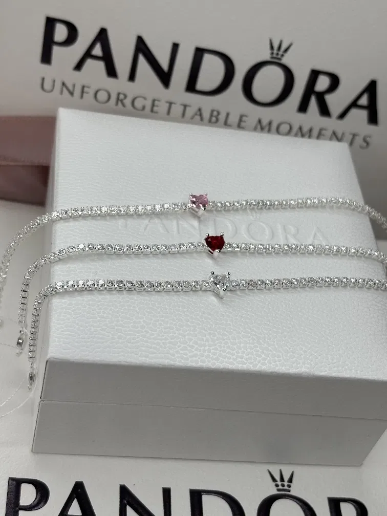 Браслет Пандора Pandora Червоне серце, Біле серце, Рожеве серце — фото 6