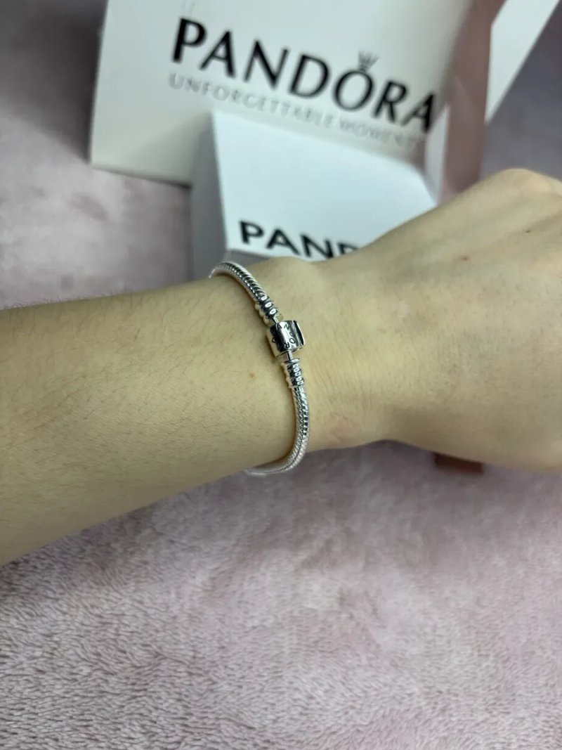 Браслет Pandora S925 + шарм у подарунок, кулькова застібка — фото 7