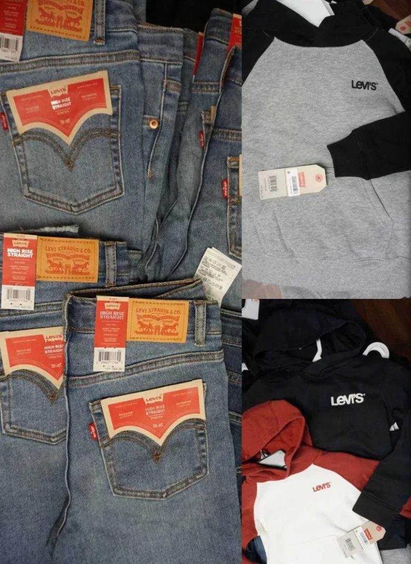 Брендовий Одяг Levis ОПТОМ Дитячий Підлітковий Сток LEVI'S ОПТ Мікс — фото 2