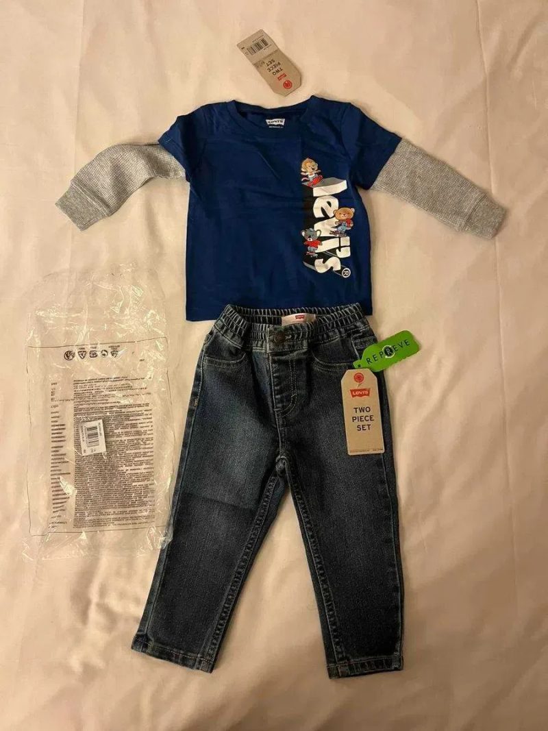 Брендовий Одяг Levis ОПТОМ Дитячий Підлітковий Сток LEVI'S ОПТ Мікс — фото 7