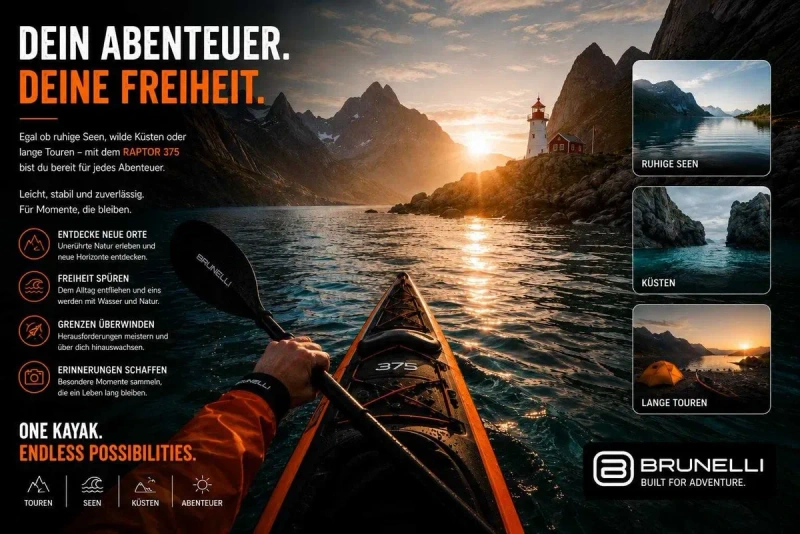BRUNELLI 375 RAPTOR 100% Дропстіч 1 місце КАЯК Kayak Molveno байдарка SUP САП дошка 2 шари слоя доска надувна Aqua Marina Tomahawk AIR C K AquaMarina — фото 2