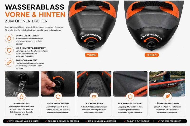 BRUNELLI 490 RAPTOR 100% Дропстіч 3 місця КАЯК Kayak Molveno байдарка SUP САП дошка 2 шари слоя доска надувна Aqua Marina Tomahawk AIR C K AquaMarina — фото 2