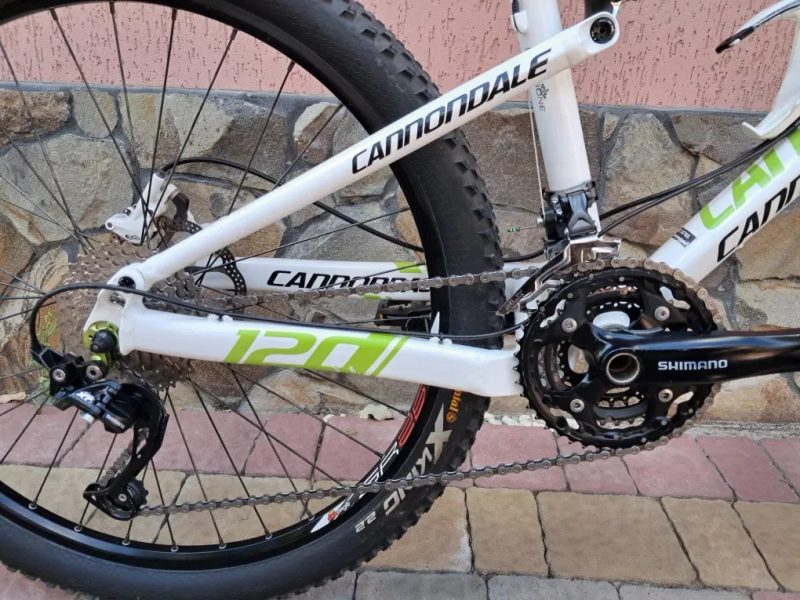 Cannondale RZ One Twenty 2, RZ 120 2 , двопідвіс велосипед Rock Shox, Shimano Deore, SLX, Deore XT, Avid Elixir 3 — фото 5