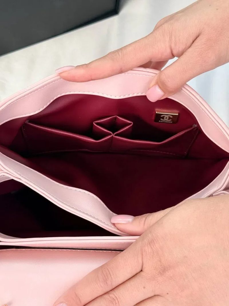 Chanel Coco Handle Pink with Gold Hardware / женская сумочка Шанель — фото 8