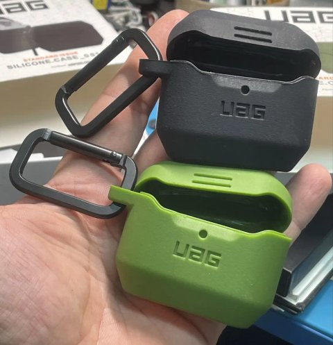 Чехол для UAG для Apple AirPods 1/2/3, Pro/Pro 2, с карабином