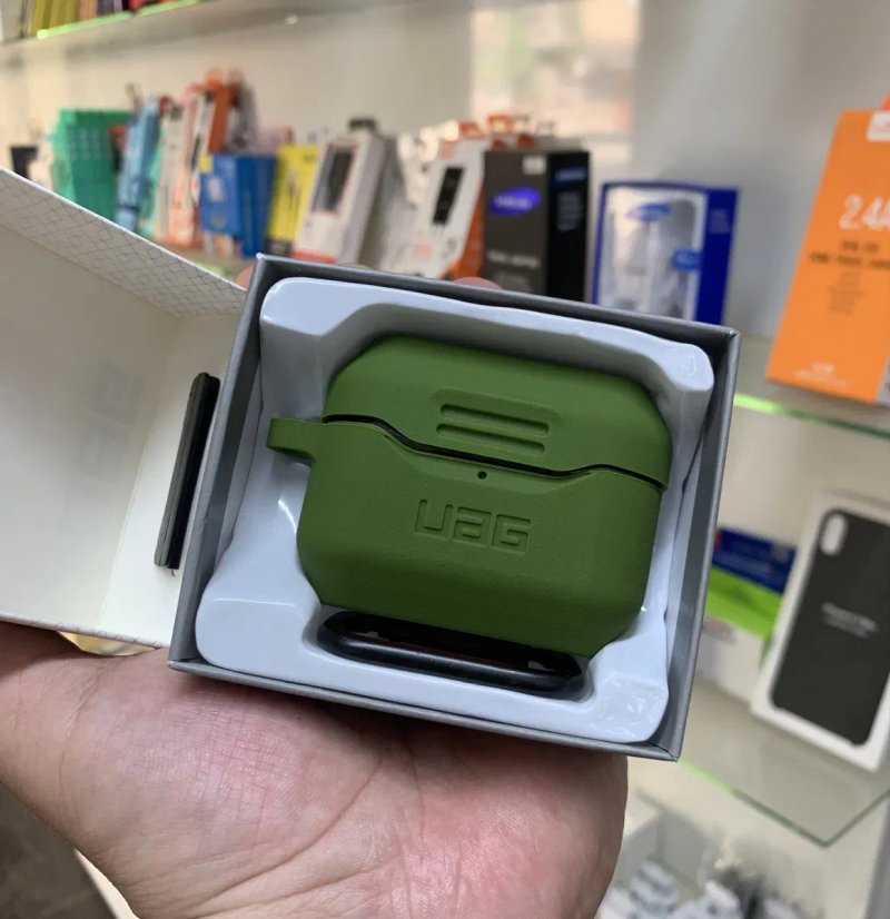 Чехол для  UAG для Apple AirPods 1/2/3, Pro/Pro 2,  с карабином — фото 4