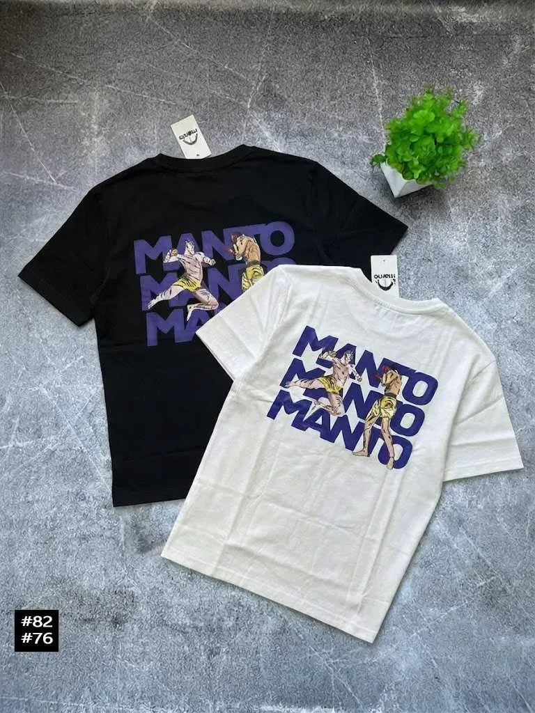 Черная / Белая | Новая Футболка MANTO Gloves | Большой Принт МАНТО Перчатки | XS S M L XL XXL — фото 8